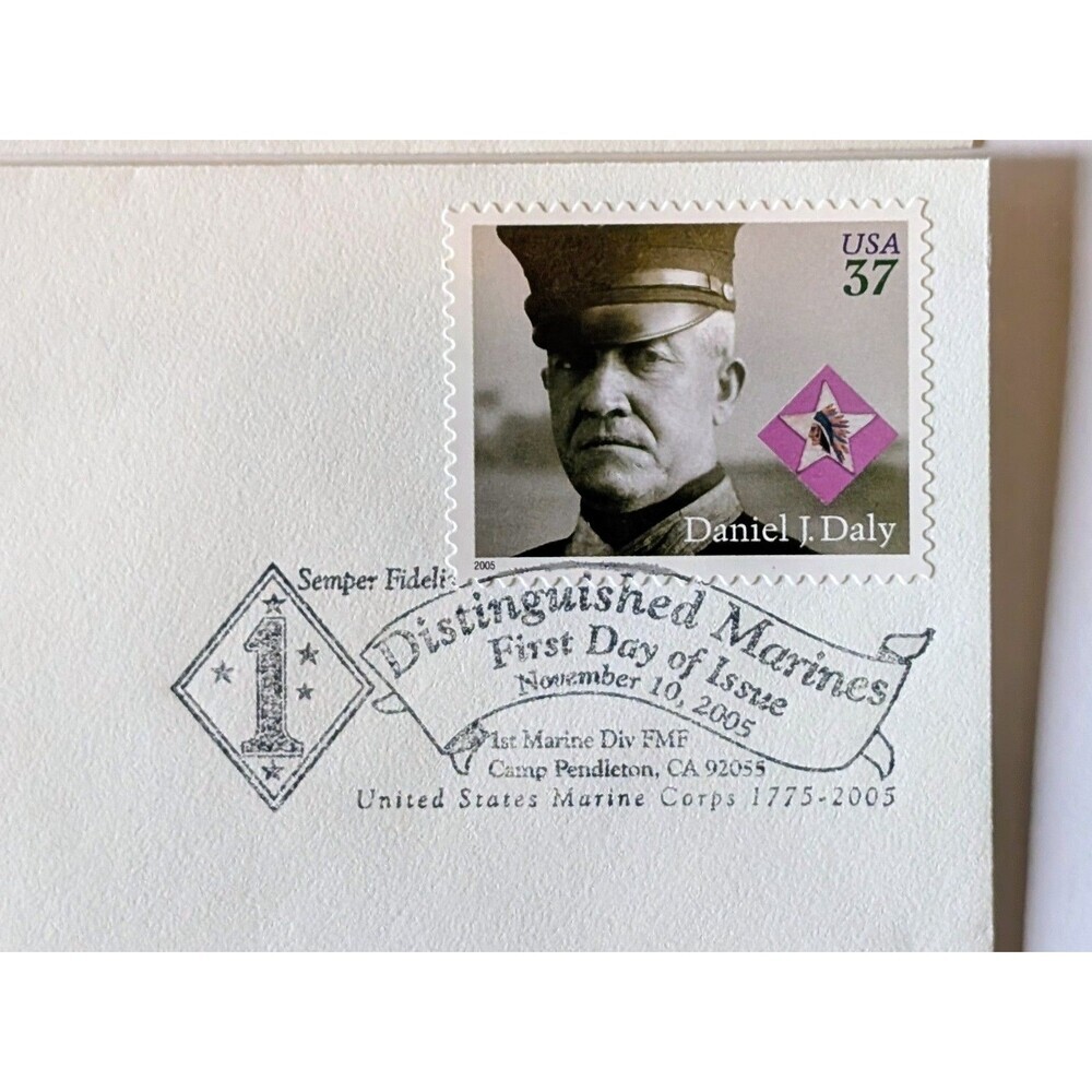 USPS Distinguished Marines 2005 First Day of Issue FDC Envelopes Lot of 3 - Picture 2 of 5